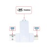 White Sleek 32GB LED Logo Type-C OTG USB 3.0 Drive – Modern & Multipurpose