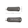 64GB Dual USB OTG Drive – Gun Metal Swivel Design, Type-C & USB 3.0