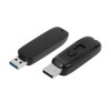 Illuminated LED Logo USB Drive with Slide-Out Design – 64GB USB 3.0