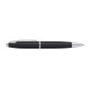 Personalized Cross Calais Matte Black Ballpoint Pen with Polished Chrome Trim – Blue Ink