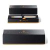 Cross Coventry Premium Chrome Ballpoint Pen with Gold Accents – Blue Ink