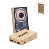 Bamboo Magnetic Wireless Powerbank 15W – Sustainable Fast Charging On-the-Go