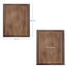 Vertical Wooden Plaque with Box
