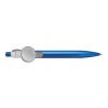 Personalized Big Logo Plastic Pens Blue