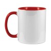 Personalized Two Tone Ceramic Mug Red