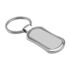 Personalized Rectangular Oval Metal Keychains