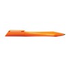 Personalized Twisted Design Plastic Pens Orange