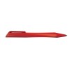 Personalized Twisted Design Plastic Pens Red