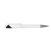 Promotional White Stylish Plastic Pens Black