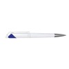Promotional White Stylish Plastic Pens Dark Blue