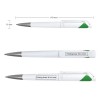 White Stylish Plastic Pens 