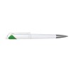 Promotional White Stylish Plastic Pens Green