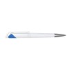 Promotional White Stylish Plastic Pens Light Blue