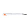 Promotional White Stylish Plastic Pens Orange