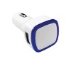 Personalized USB Car Charger Blue
