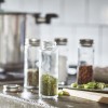 Personalized IKEA Spice Jar Clear Glass / Stainless