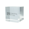 Personalized Logo 3D Cube Crystals Laser Engraving