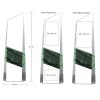 Vertical Crystal and Marble Awards in Hardboard Box 