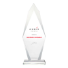Personalized Logo Flame Shaped Crystal Awards