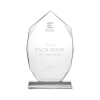 Personalized Logo Wide Flame Crystal Awards Laser Engraving