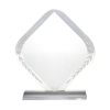 Promotional Rhombus Shaped Crystal Awards 