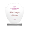 Personalized Logo Victorian Shield Crystal Awards 