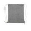 Promotional Recycled Cotton Drawstring Bags Grey