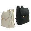 Cotton Backpacks with Zipper Closure