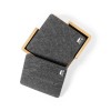 Customized Eco-Neutral - Set of 6 Felt Coasters with Bamboo Stand | LAAX