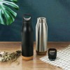 Personalized Flask Water Bottle with Cork Base