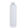 Personalized Soft Touch Insulated Water Bottle - 1000ml White