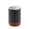 Personalized Vacuum Mug With Cork Base Black