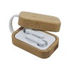 Promotional Bluetooth Earbuds with Bamboo Case 