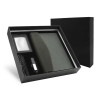 Black Promotional Gift Sets - A5 Notebook,  ID Card Holder, 32GB USB with Black Cardboard Gift Box