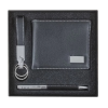 Promotional Gift sets - Leather Wallet, Metal Keychain. Metal Pen 