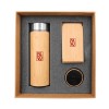 Bamboo Gift Sets - Bamboo Flask, Wireless Charger Stand, Bluetooth Speakers