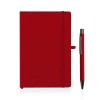 Personalized A5 Hard Cover Notebook and Pen Set Red