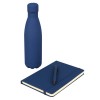 Promotional Set of Stainless Bottle, Notebook and Pen Blue