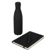 Promotional Set of Stainless Bottle, Notebook and Pen Black