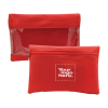 Promotional Logo Zipper Pouch with Transparent Window 