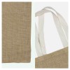 Promotional Jute Bag with White Handle 