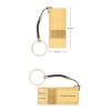 Bamboo Phone Stand with Round Key Holder