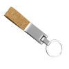 Personalized Metal Keychain with Cork Strap 