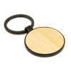 Promotional Metal Keychain with Bamboo 