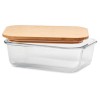 Promotional Glass Lunch Box with Bamboo Lid