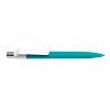 Personalized Dot Pens with White Clip Cyan