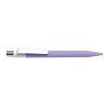 Personalized Dot Pens with White Clip Light Purple