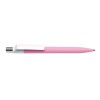 Personalized Dot Pens with White Clip Pink