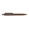 Personalized Dot Pens with Transparent Clip Brown