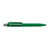 Personalized Dot Pens with Transparent Clip Dark Green